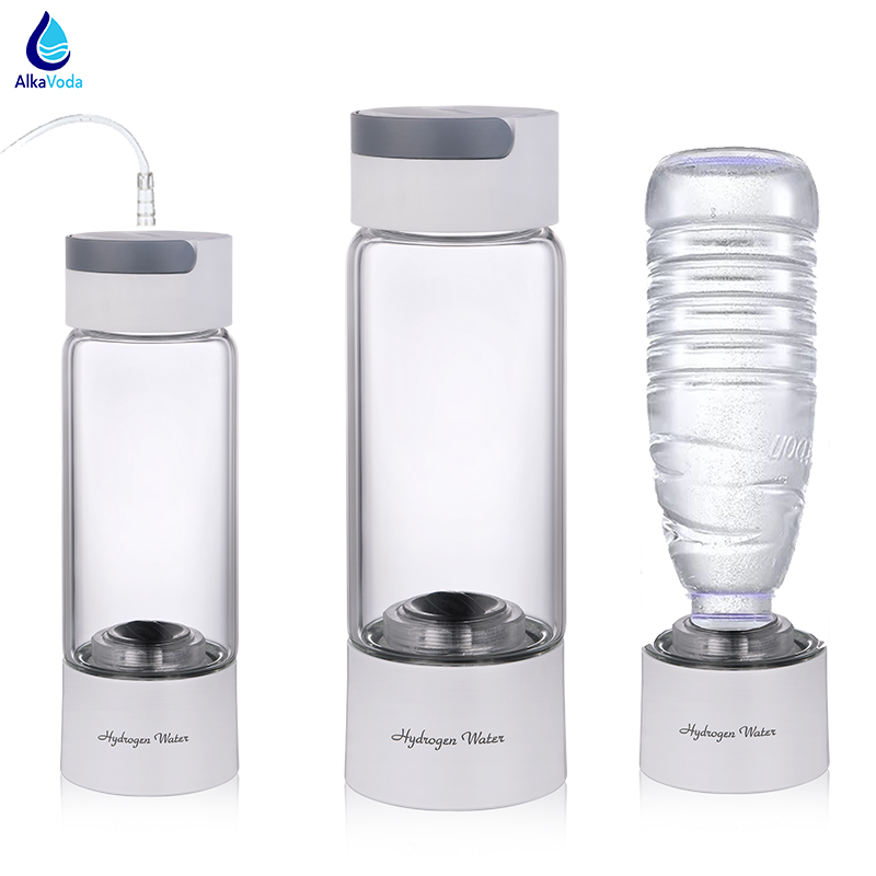 SPE PEM Hydrogen Water Ionizer Bottle With Drain Hole Release Ozone and ...